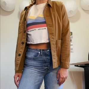 Madewell Mustard Chore Jacket